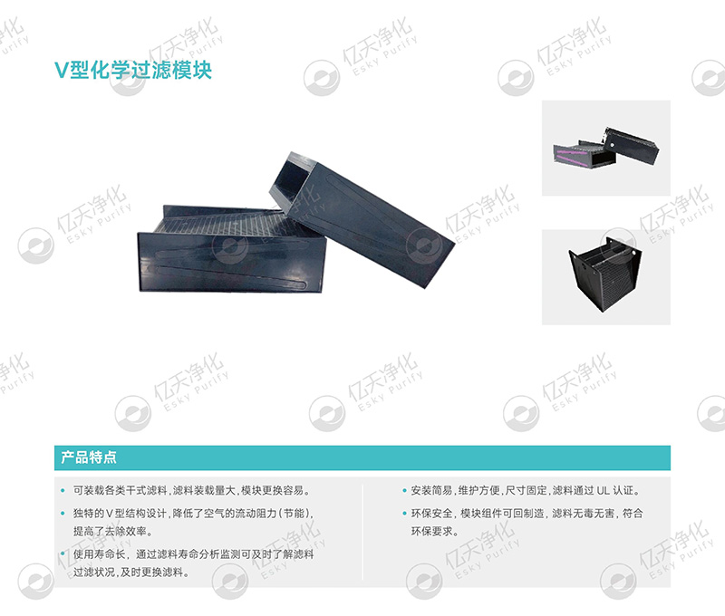 化學過濾器:精準凈化氣態污染物