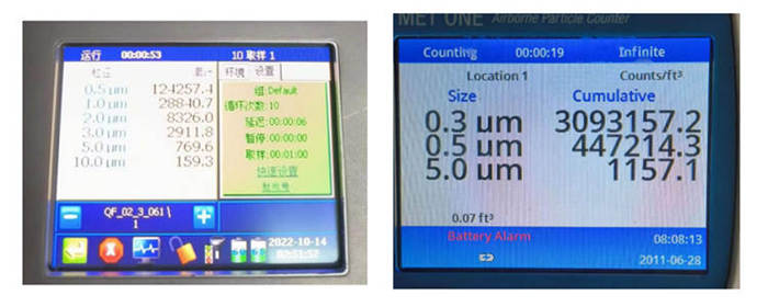 塵埃粒子計數(shù)器的單位換算